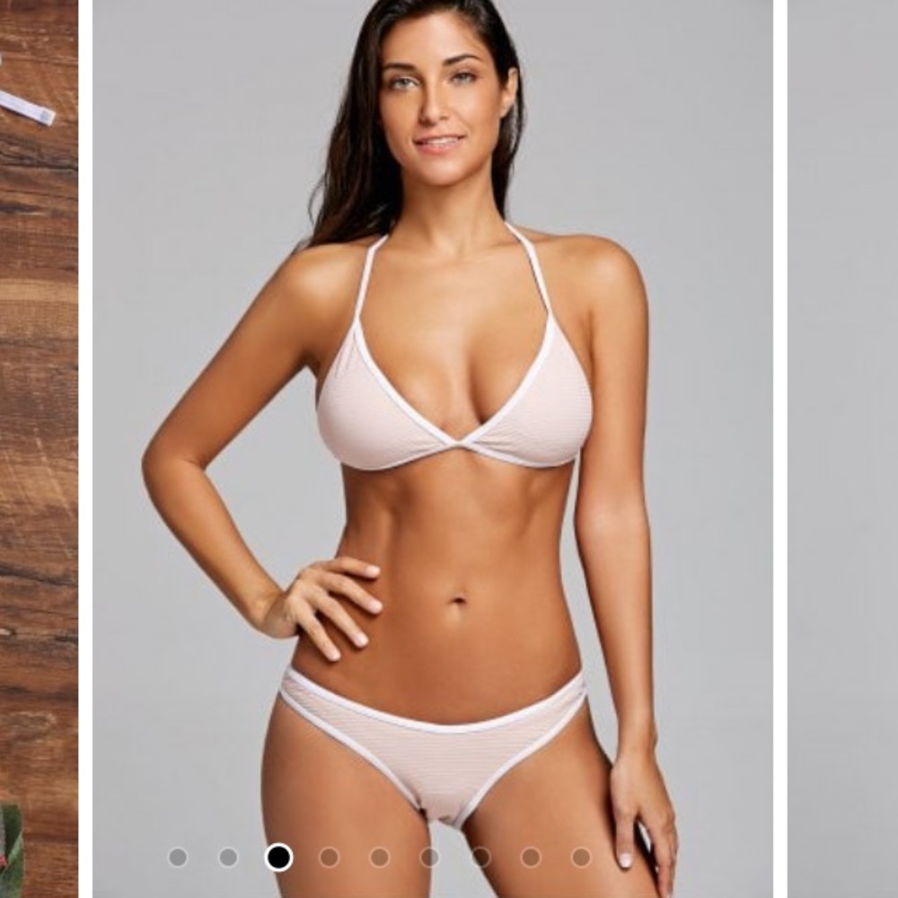Ribbed highcut Bikini Set - Picture 3 of 7
